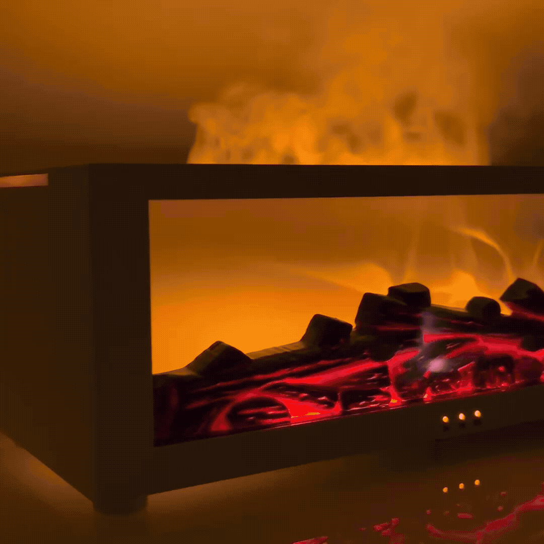 Kuschelfeuer Kamin - Diffuser & LED Lampe + Gratis E-Book