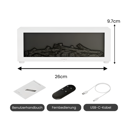 Kuschelfeuer Kamin - Diffuser & LED Lampe + Gratis E-Book